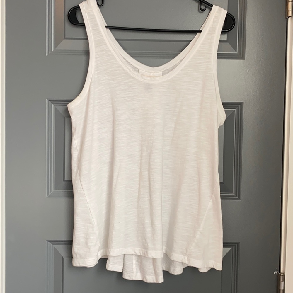 White Relaxed Tank